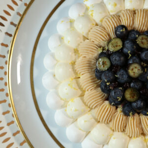 pavlova myrtille citron