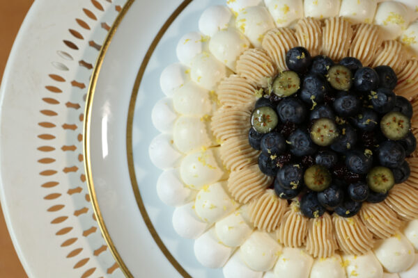 pavlova myrtille citron