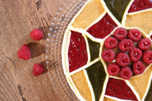 Tarte Matcha Framboise